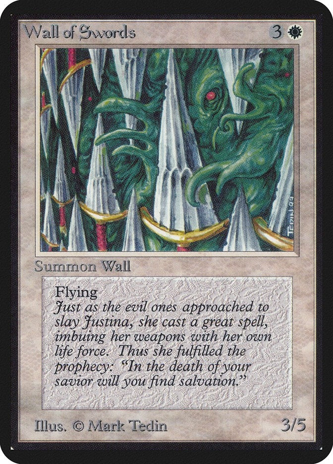 Wall of Swords [LEA] - MTG Single