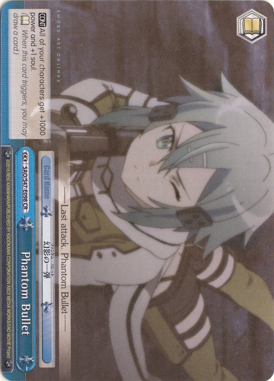 Phantom Bullet (47098) [SAO/S47] - Weiss Schwarz Single