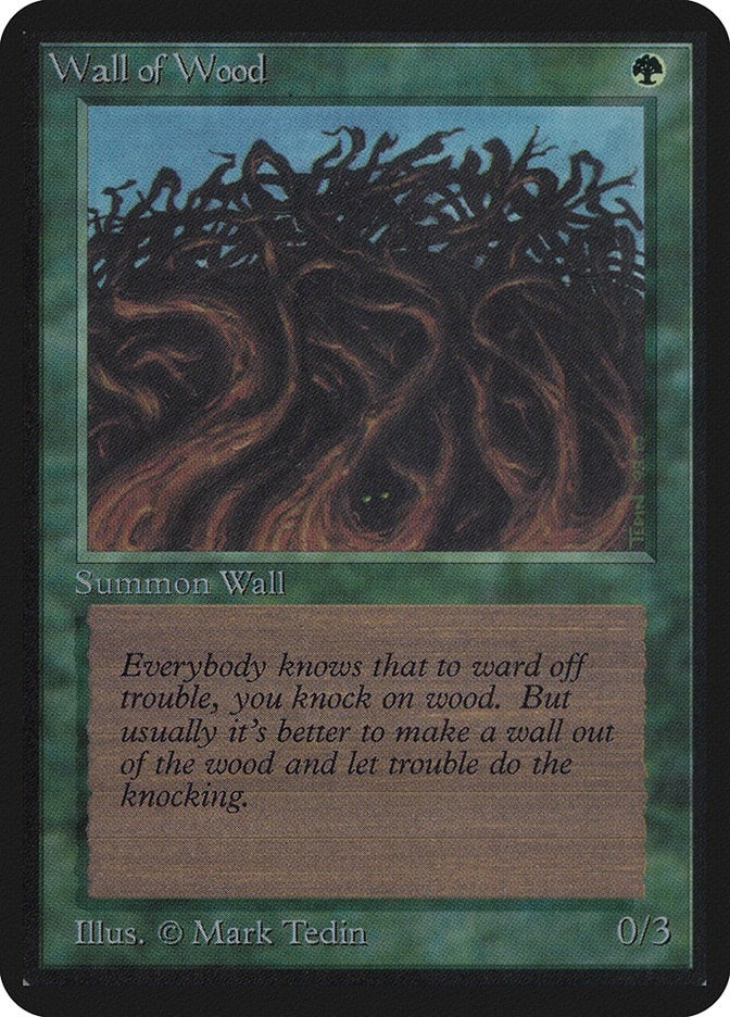 Wall of Wood [LEA] - MTG Single
