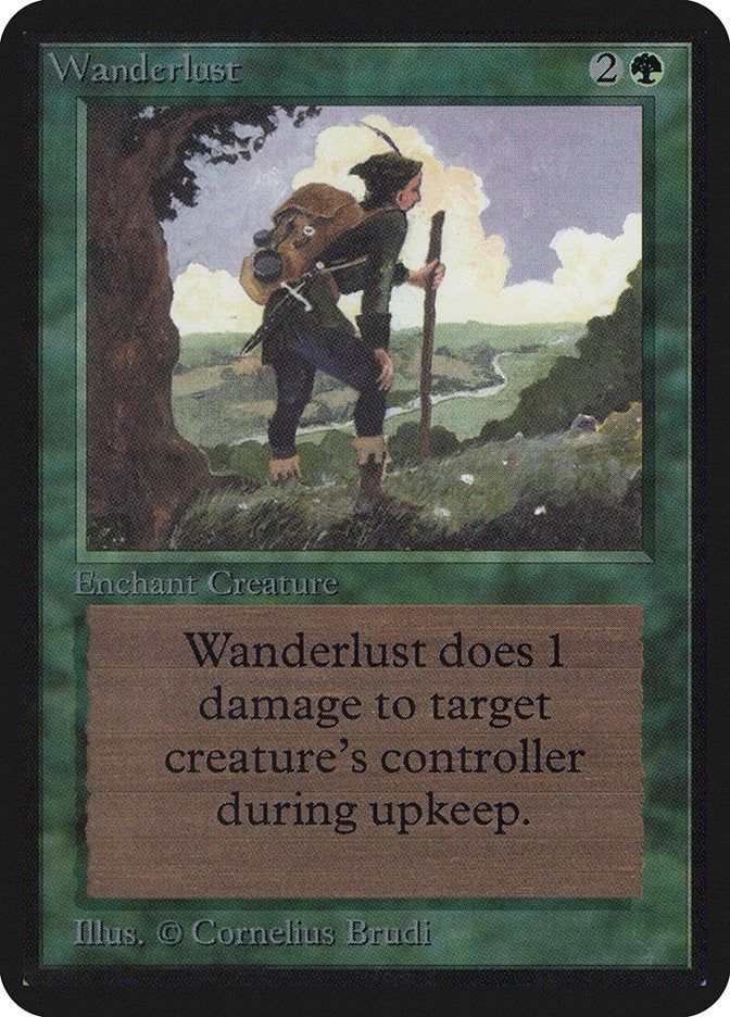 Wanderlust [LEA] - MTG Single