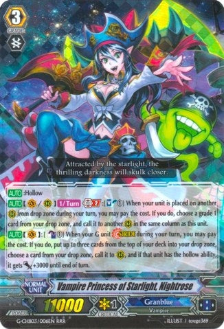Vampire Princess of Starlight Nightrose (3006) [G-CHB03] - Cardfight Vanguard Single