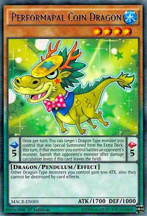 Performapal Coin Dragon (5) (MACR) - YuGiOh Single