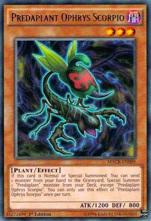 Predaplant Ophrys Scorpio (9) (MACR) - YuGiOh Single