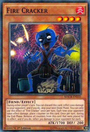 Fire Cracker (35) (MACR) - YuGiOh Single