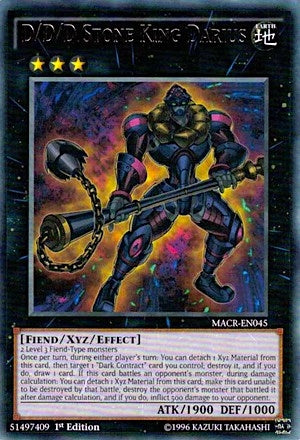 D/D/D Stone King Darius (45) (MACR) - YuGiOh Single