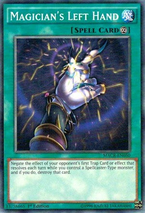 Magician’s Left Hand (50) (MACR) - YuGiOh Single