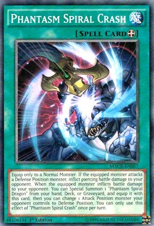 Phantasm Spiral Crash (57) (MACR) - YuGiOh Single