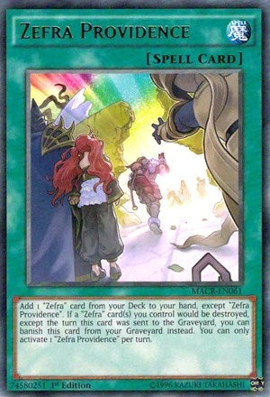Zefra Providence (61) (MACR) - YuGiOh Single