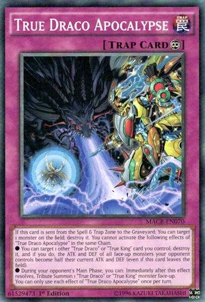 True Draco Apocalypse (70) (MACR) - YuGiOh Single
