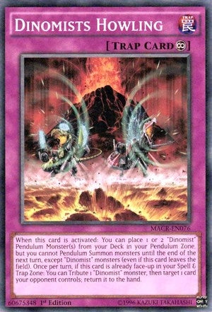 Dinomists Howling (76) (MACR) - YuGiOh Single