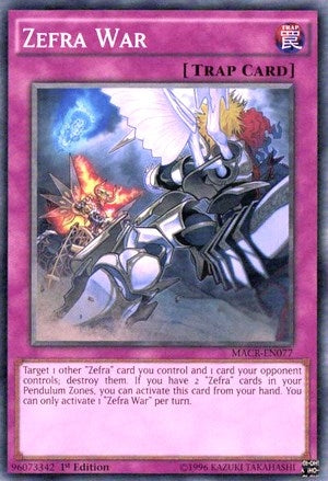 Zefra War (77) (MACR) - YuGiOh Single