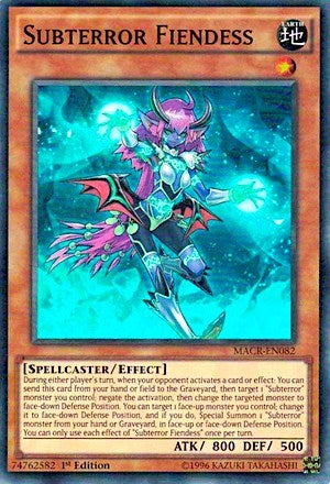 Subterror Fiendess (82) (MACR) - YuGiOh Single