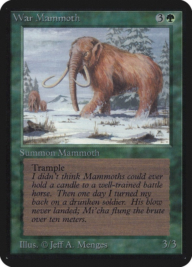 War Mammoth [LEA] - MTG Single