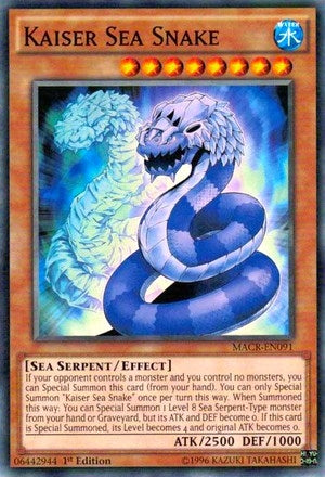 Kaiser Sea Snake (91) (MACR) - YuGiOh Single