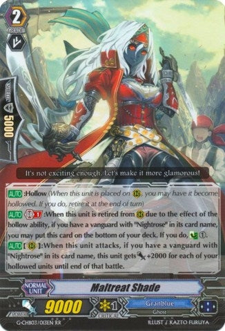 Maltreat Shade (3013) [G-CHB03] - Cardfight Vanguard Single