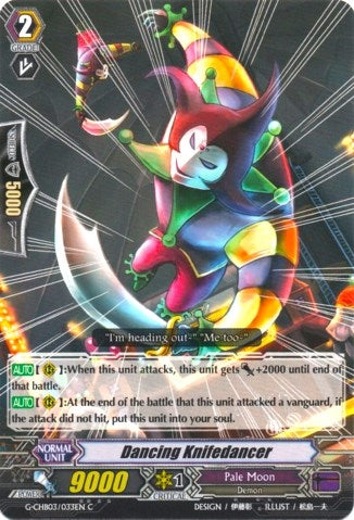 Dancing Knifedancer (3033) [G-CHB03] - Cardfight Vanguard Single