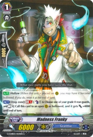 Madness Franky (3053) [G-CHB03] - Cardfight Vanguard Single