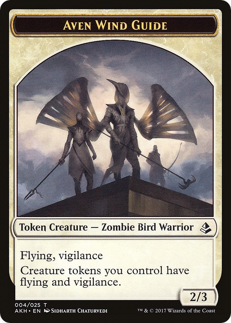 Aven Wind Guide // Hippo Double-Sided Token (0) [AKH] - MTG Single