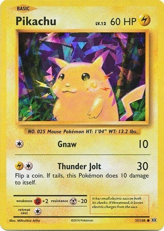 Image for Pikachu - 35/108 (Cracked Ice Holo) (035/108) (Deck Exclusives) - Pokemon