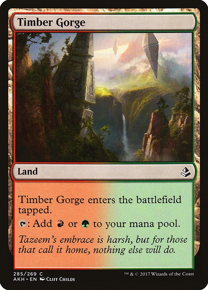 Timber Gorge (285) [AKH] - MTG Single