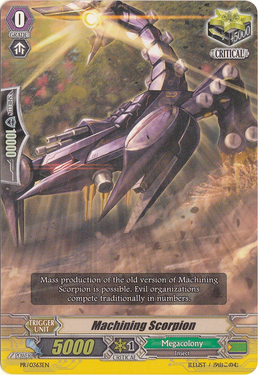 Machining Scorpion (363) [PR] - Cardfight Vanguard Single