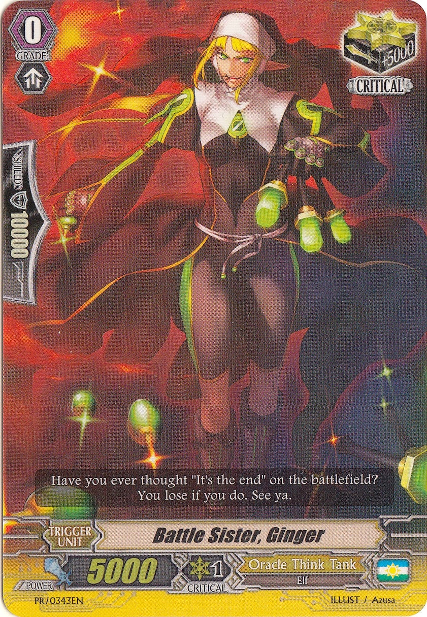 Battle Sister Ginger (343) [PR] - Cardfight Vanguard Single