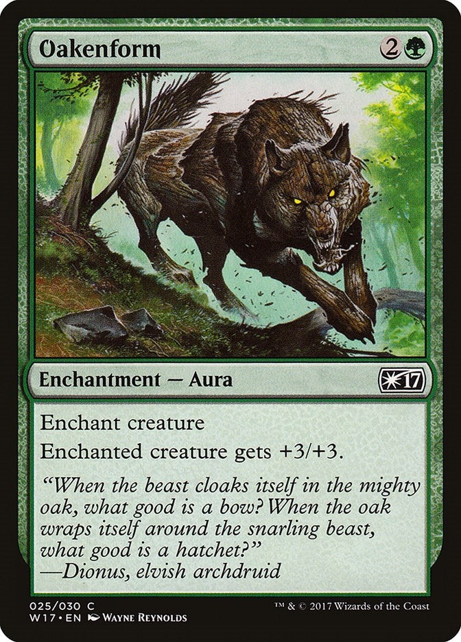 Oakenform (25) [W17] - MTG Single