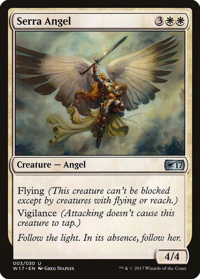 Serra Angel (3) [W17] - MTG Single