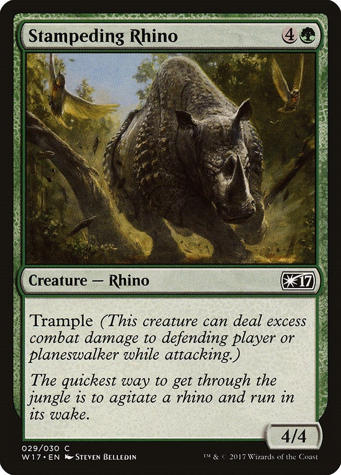 Stampeding Rhino (29) [W17] - MTG Single
