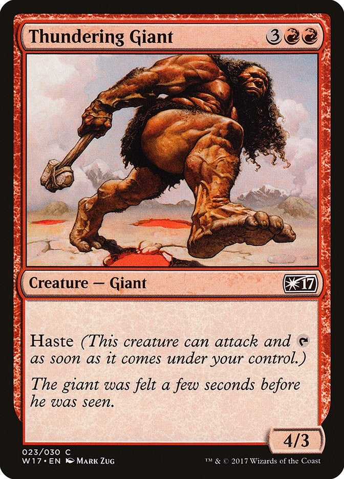 Thundering Giant (23) [W17] - MTG Single