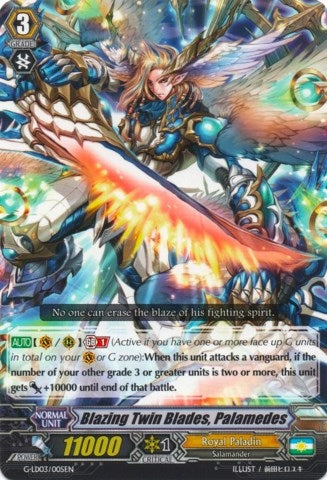 Blazing Twin Blades Palamedes (3005) [G-LD03] - Cardfight Vanguard Single