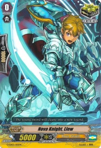Nova Knight Llew (3015) [G-LD03] - Cardfight Vanguard Single