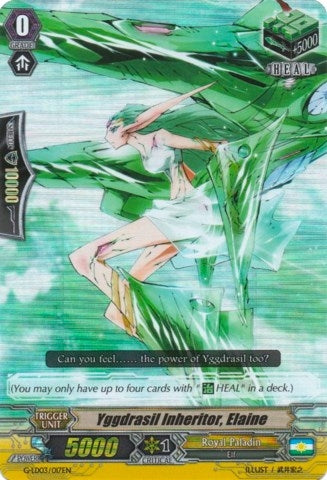 Yggdrasil Inheritor Elaine (RRR Foil) (3017) [G-LD03] - Cardfight Vanguard Single