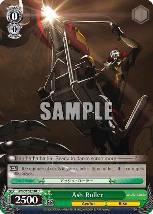 Ash Roller (18040) [AW/S18] - Weiss Schwarz Single