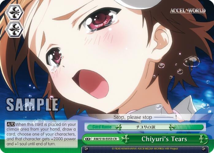 Chiyuri’s Tears (18053) [AW/S18] - Weiss Schwarz Single