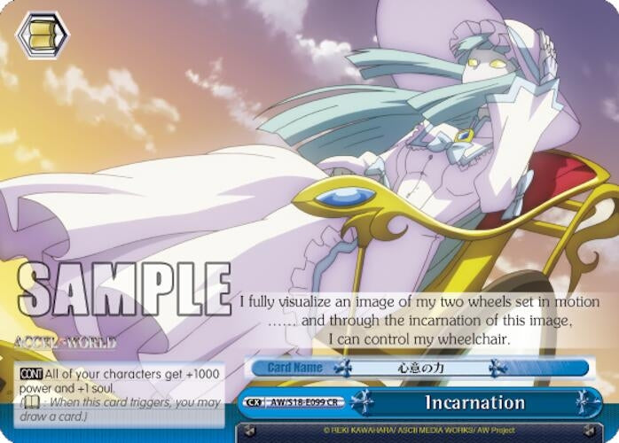 Incarnation (18099) [AW/S18] - Weiss Schwarz Single