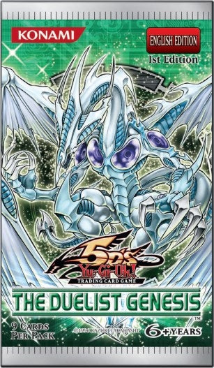 The Duelist Genesis - 1st Edition Booster Pack - YuGiOh Sealed