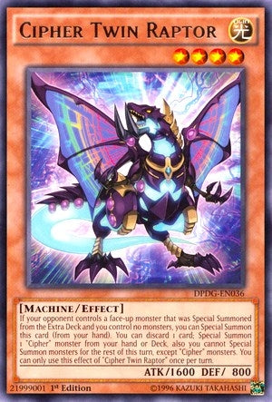 Cipher Twin Raptor (36) (DPDG) - YuGiOh Single