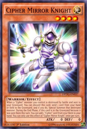 Cipher Mirror Knight (37) (DPDG) - YuGiOh Single