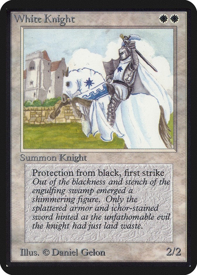 White Knight [LEA] - MTG Single