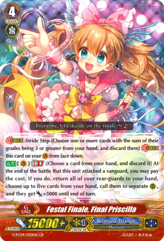 Festal Finale Final Priscilla (4020) [G-FC04] - Cardfight Vanguard Single