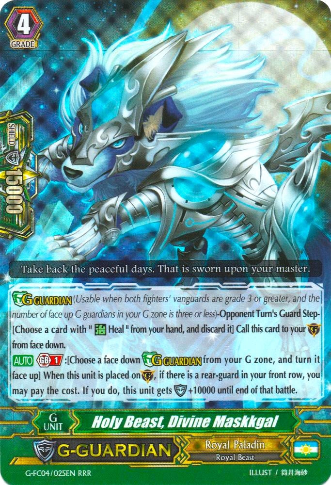 Holy Beast Divine Maskkgal (4025) [G-FC04] - Cardfight Vanguard Single