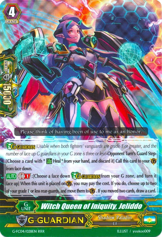 Witch Queen of Iniquity Jeliddo (4028) [G-FC04] - Cardfight Vanguard Single