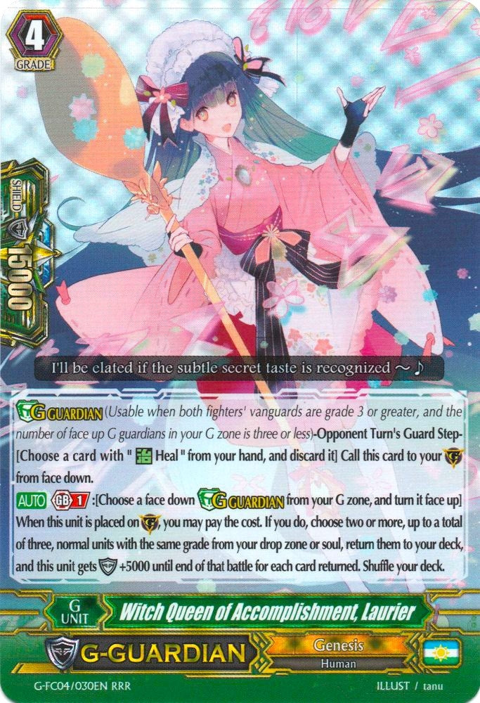 Witch Queen of Accomplishment Laurier (4030) [G-FC04] - Cardfight Vanguard Single