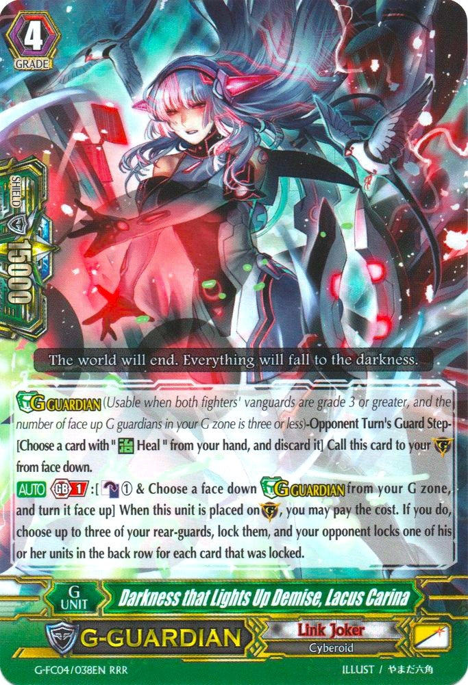 Darkness that Lights Up Demise Lacus Carina (4038) [G-FC04] - Cardfight Vanguard Single