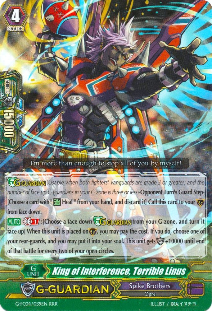 King of Interference Terrible Linus (4039) [G-FC04] - Cardfight Vanguard Single