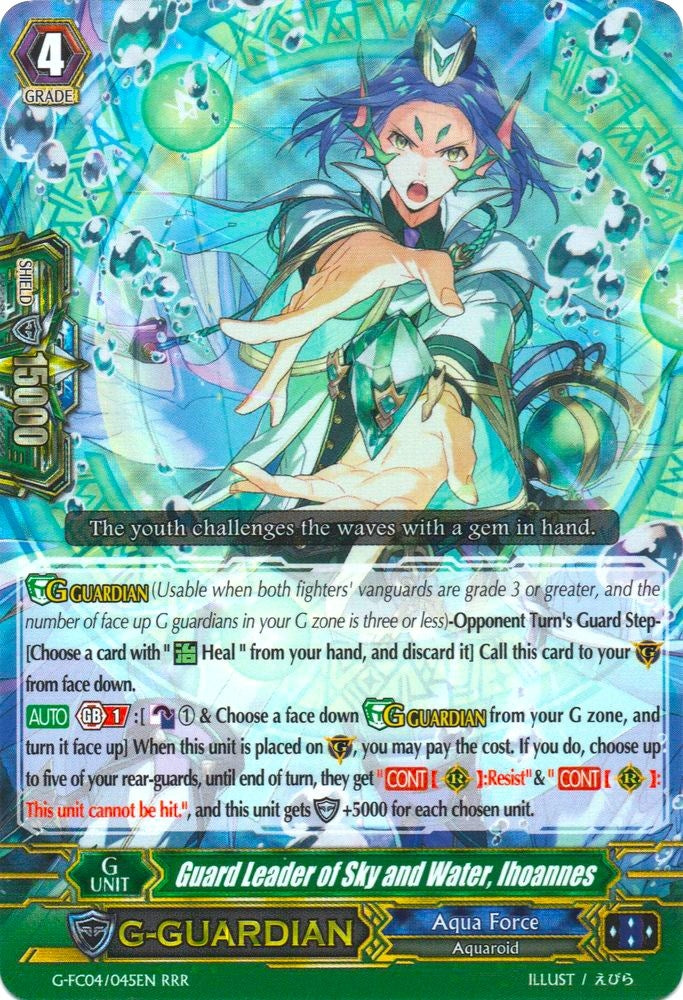 Guard Leader of Sky and Water Ihoannes (4045) [G-FC04] - Cardfight Vanguard Single