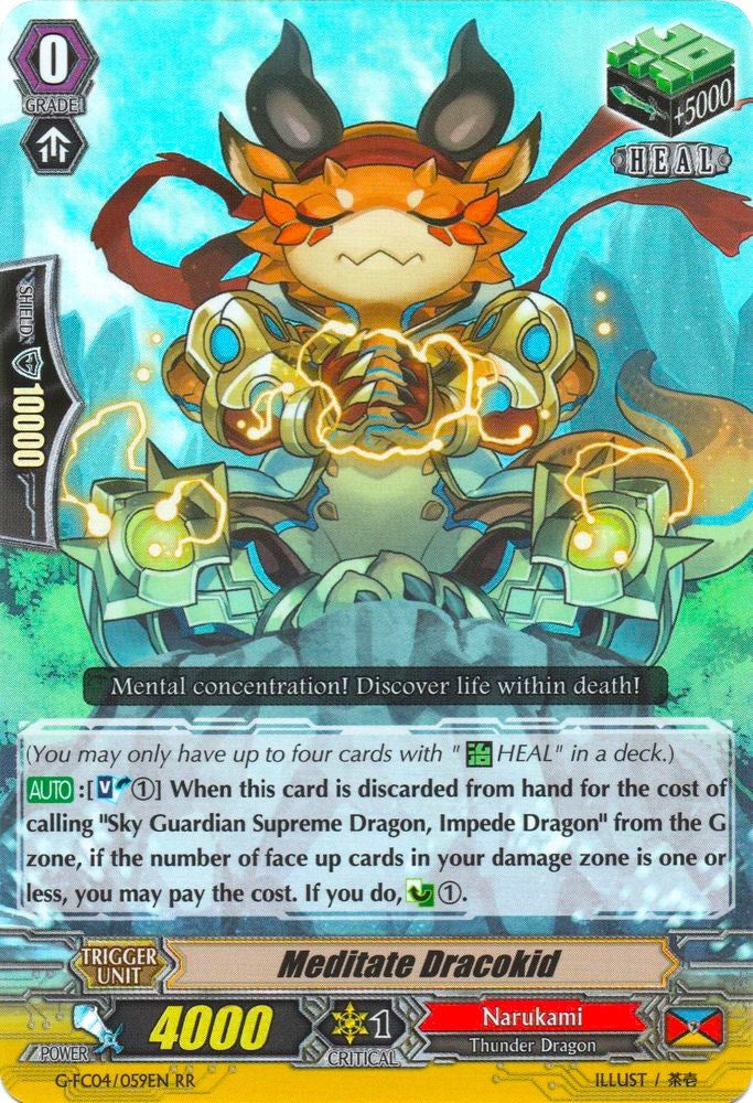 Meditate Dracokid (4059) [G-FC04] - Cardfight Vanguard Single