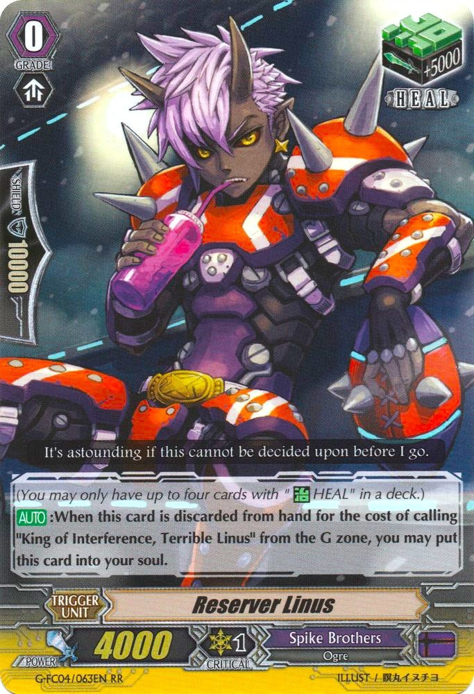 Reserver Linus (4063) [G-FC04] - Cardfight Vanguard Single