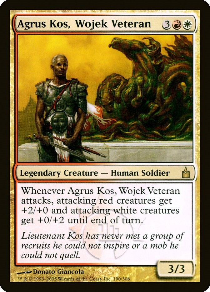 Agrus Kos Wojek Veteran (190) [RAV] - MTG Single